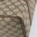 GUCCI GG Supreme Hand Bag PVC Beige Gold 001 39 6842 Auth ep9977-13