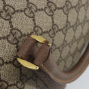 GUCCI GG Supreme Hand Bag PVC Beige Gold 001 39 6842 Auth ep9977-16