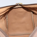 GUCCI GG Supreme Hand Bag PVC Beige Gold 001 39 6842 Auth ep9977-19