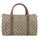 GUCCI GG Supreme Hand Bag PVC Beige Gold 001 39 6842 Auth ep9977-2