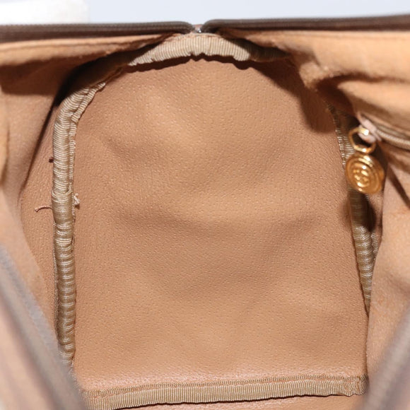 GUCCI GG Supreme Hand Bag PVC Beige Gold 001 39 6842 Auth ep9977
