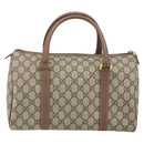 GUCCI GG Supreme Hand Bag PVC Beige Gold 001 39 6842 Auth ep9977-3