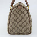 GUCCI GG Supreme Hand Bag PVC Beige Gold 001 39 6842 Auth ep9977-5