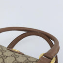 GUCCI GG Supreme Hand Bag PVC Beige Gold 001 39 6842 Auth ep9977-8