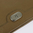 Christian Dior Chain Shoulder Bag Leather Beige Gold Auth ep9978-17