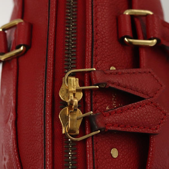 LOUIS VUITTON Empreinte Speedy Bandouliere 20 Hand Bag Red M42395 LV Auth ep9983