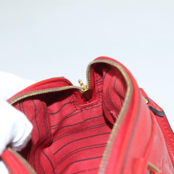 LOUIS VUITTON Empreinte Speedy Bandouliere 20 Hand Bag Red M42395 LV Auth ep9983