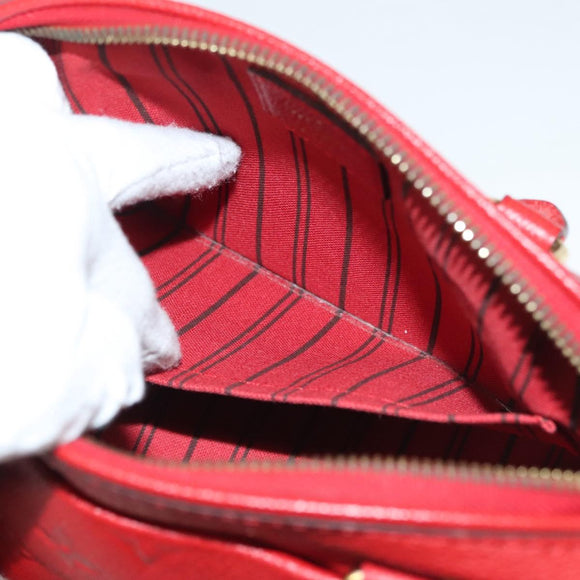 LOUIS VUITTON Empreinte Speedy Bandouliere 20 Hand Bag Red M42395 LV Auth ep9983