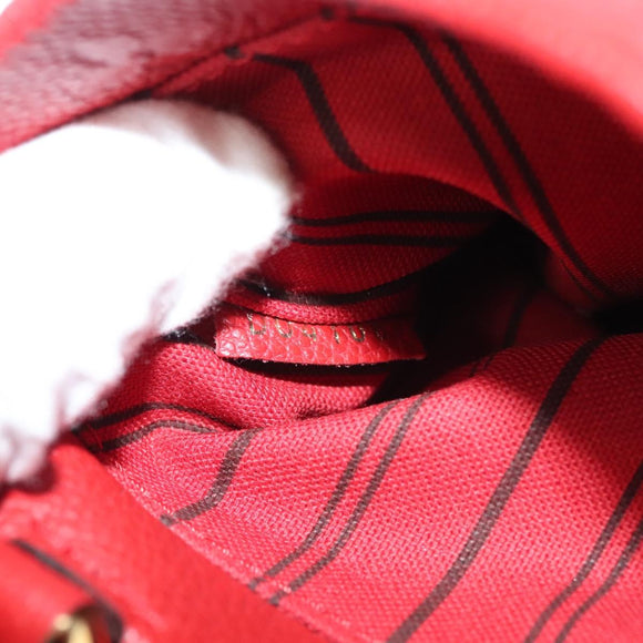 LOUIS VUITTON Empreinte Speedy Bandouliere 20 Hand Bag Red M42395 LV Auth ep9983