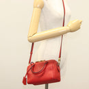 LOUIS VUITTON Empreinte Speedy Bandouliere 20 Hand Bag Red M42395 LV Auth ep9983-28