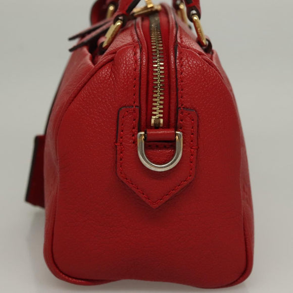 LOUIS VUITTON Empreinte Speedy Bandouliere 20 Hand Bag Red M42395 LV Auth ep9983