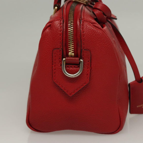 LOUIS VUITTON Empreinte Speedy Bandouliere 20 Hand Bag Red M42395 LV Auth ep9983
