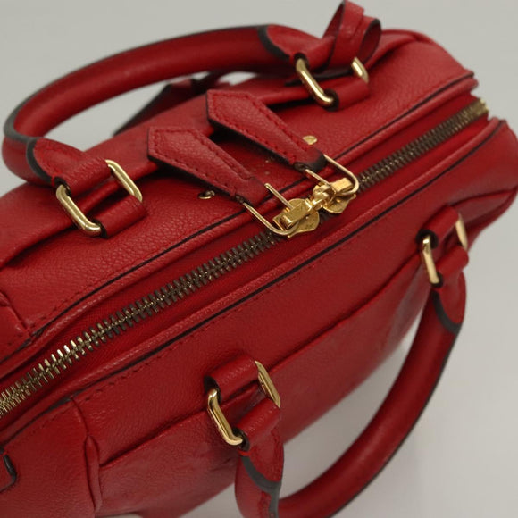 LOUIS VUITTON Empreinte Speedy Bandouliere 20 Hand Bag Red M42395 LV Auth ep9983