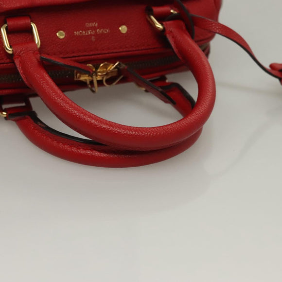 LOUIS VUITTON Empreinte Speedy Bandouliere 20 Hand Bag Red M42395 LV Auth ep9983