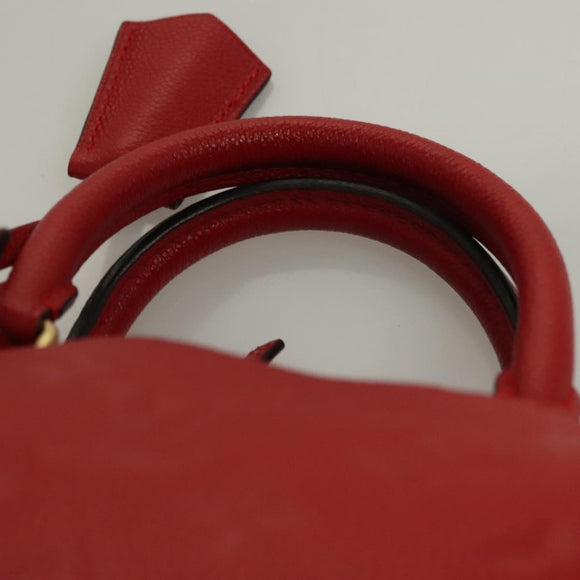 LOUIS VUITTON Empreinte Speedy Bandouliere 20 Hand Bag Red M42395 LV Auth ep9983