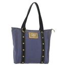 LOUIS VUITTON Antigua Cabas MM Tote Bag Blue M40087 LV Auth ep9985-1