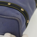 LOUIS VUITTON Antigua Cabas MM Tote Bag Blue M40087 LV Auth ep9985-14