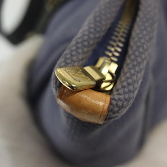 LOUIS VUITTON Antigua Cabas MM Tote Bag Blue M40087 LV Auth ep9985