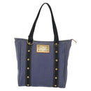 LOUIS VUITTON Antigua Cabas MM Tote Bag Blue M40087 LV Auth ep9985-13