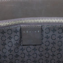 CELINE C Macadam Canvas Tote Bag Gold White Auth ep9987-17