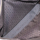 CELINE C Macadam Canvas Tote Bag Gold White Auth ep9987-11