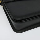 Burberrys Shoulder Bag Leather Black Gold Auth ep9991-9