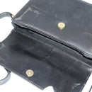 Burberrys Shoulder Bag Leather Black Gold Auth ep9991-11