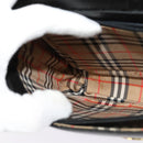 Burberrys Shoulder Bag Leather Black Gold Auth ep9991-18