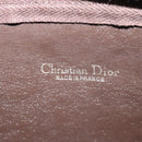 Christian Dior Trotter Canvas Shoulder Bag Brown Gold Auth ep9994-11