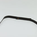 Christian Dior Trotter Canvas Shoulder Bag Brown Gold Auth ep9994-8