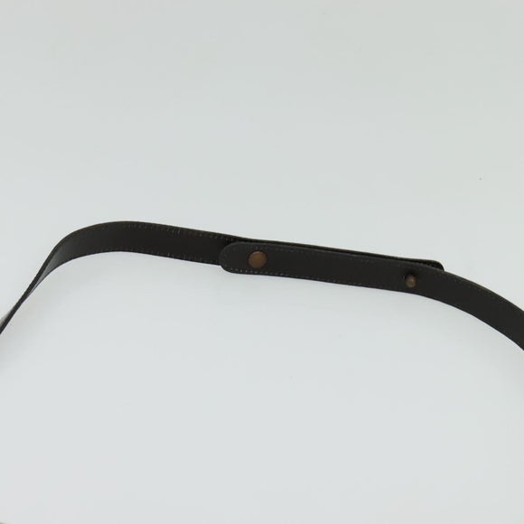 Christian Dior Trotter Canvas Shoulder Bag Brown Gold Auth ep9994