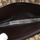 Christian Dior Trotter Canvas Hand Bag Brown Gold Auth ep9995-16