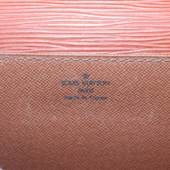LOUIS VUITTON Epi Serviette Ambassador Business Bag Brown M54413 LV Auth ep9999