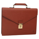 LOUIS VUITTON Epi Serviette Ambassador Business Bag Brown M54413 LV Auth ep9999-1