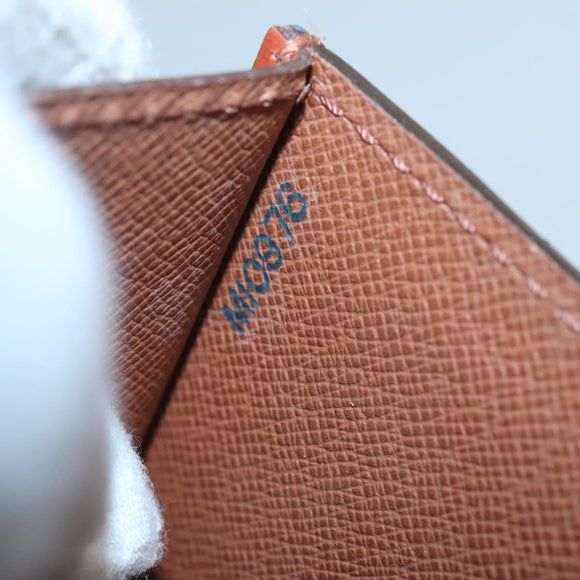 LOUIS VUITTON Epi Serviette Ambassador Business Bag Brown M54413 LV Auth ep9999