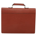 LOUIS VUITTON Epi Serviette Ambassador Business Bag Brown M54413 LV Auth ep9999-2