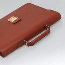 LOUIS VUITTON Epi Serviette Ambassador Business Bag Brown M54413 LV Auth ep9999-6