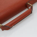 LOUIS VUITTON Epi Serviette Ambassador Business Bag Brown M54413 LV Auth ep9999-7
