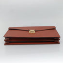 LOUIS VUITTON Epi Serviette Ambassador Business Bag Brown M54413 LV Auth ep9999-5