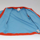 CHANEL Short Sleeve Cotton Blue CC Auth FF0787M-10