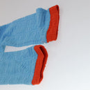 CHANEL Short Sleeve Cotton Blue CC Auth FF0787M-8