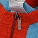 CHANEL Short Sleeve Cotton Blue CC Auth FF0787M-9