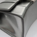 BALENCIAGA Hand Bag Leather 2way Silver Auth FF4303AM-15