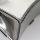 BALENCIAGA Hand Bag Leather 2way Silver Auth FF4303AM-16