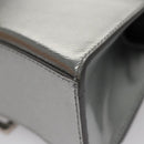 BALENCIAGA Hand Bag Leather 2way Silver Auth FF4303AM-17