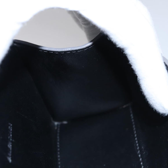 BALENCIAGA Hand Bag Leather 2way Silver Auth FF4303AM