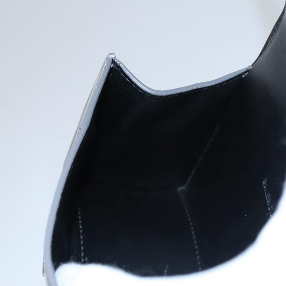 BALENCIAGA Hand Bag Leather 2way Silver Auth FF4303AM