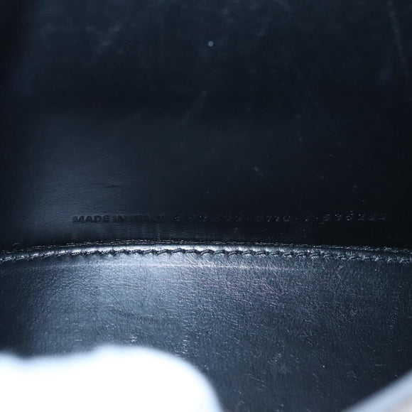 BALENCIAGA Hand Bag Leather 2way Silver Auth FF4303AM