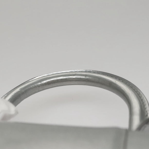 BALENCIAGA Hand Bag Leather 2way Silver Auth FF4303AM