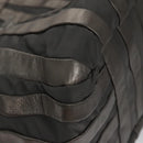 PRADA HS Prada Jacquard Shoulder Bag Leather Silver FF4583/WS4583 Auth FF4583V-9